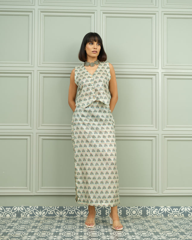 Nazakat Noor- Co-ord Skirt Set