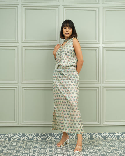 Nazakat Noor- Co-ord Skirt Set