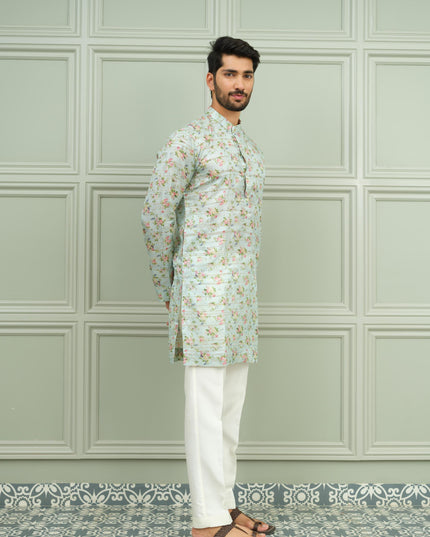 Mehfil - Printed Kurta For Men