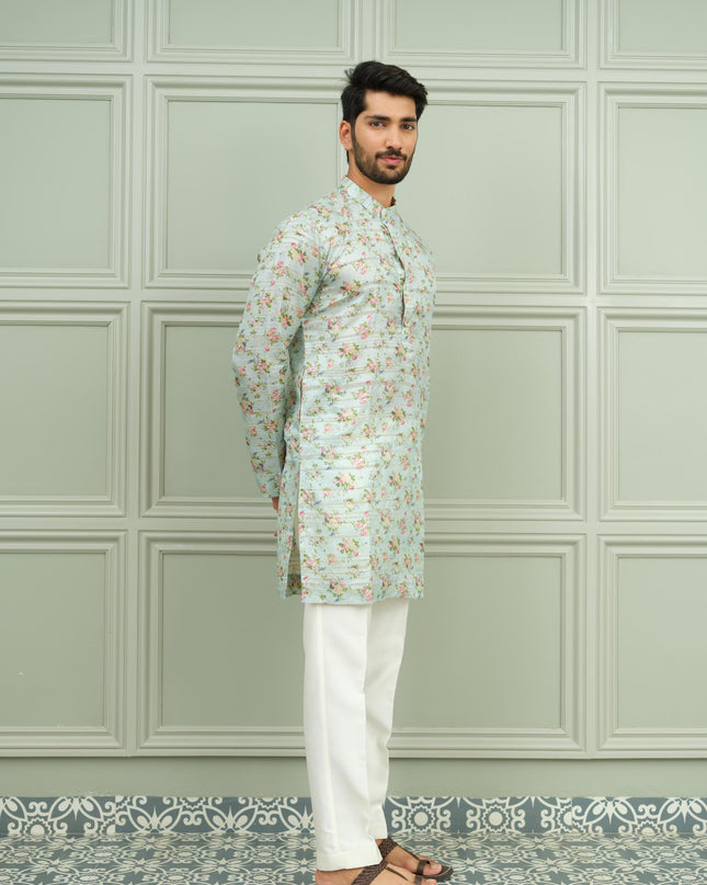 Mehfil - Printed Kurta For Men