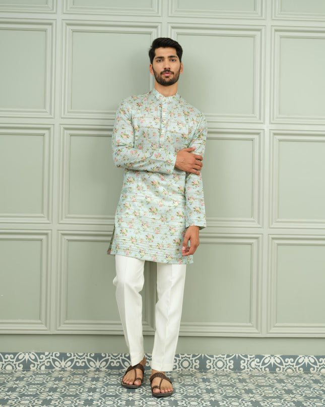Mehfil - Printed Kurta For Men