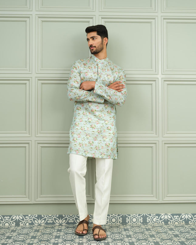 Mehfil - Printed Kurta For Men