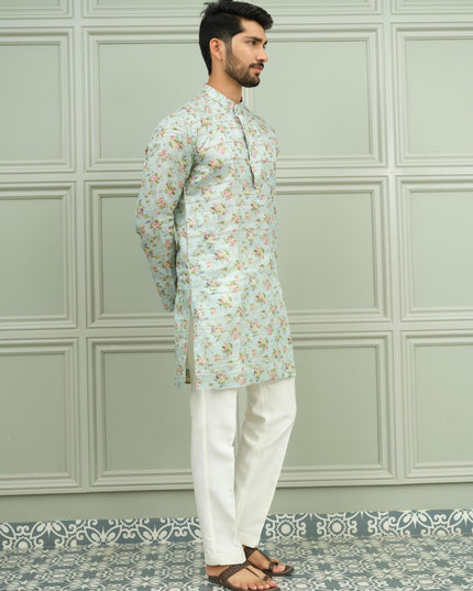 Mehfil - Printed Kurta For Men