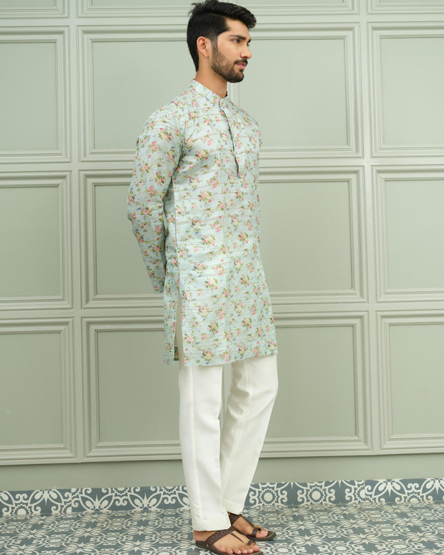 Mehfil - Printed Kurta For Men