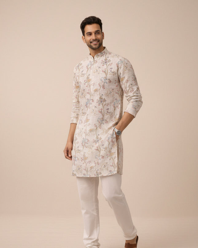 Desi Safari - Premium Khadi Linen Kurta for Men