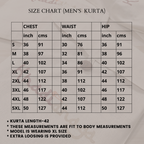 Raees Vibes — Men's Floral Printed Kurta | Khadi Linen Ethnic Wear | Khadidhaga