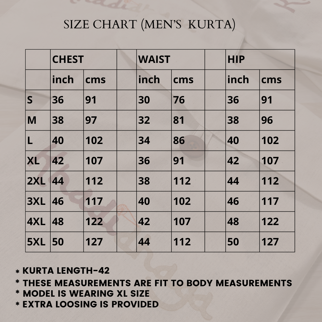 Raees Vibes — Men's Floral Printed Kurta | Khadi Linen Ethnic Wear | Khadidhaga