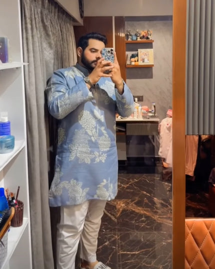 Desi Munda Kurta for Men - Premium Khadi-Linen Kurta with Zipper | Khadidhaga